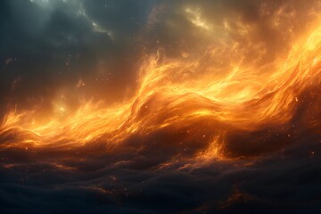 Firestorm Abstract Background