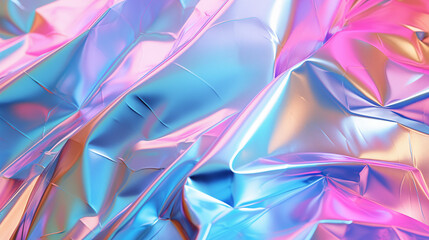 Vibrant Abstract Holographic Material Texture in High Resolution