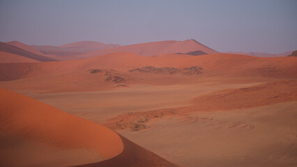 Fototapeta na wymiar sand dunes in namibia