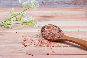 Pink Himalayan salt extracted from the Punjab region of Pakistan.