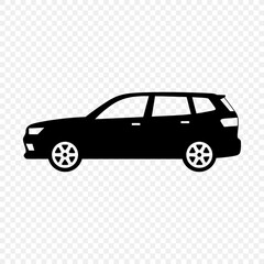 Car suv icon set isolated on the background. Ready to apply to your design. Vector illustration.	