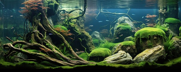 Fototapeta premium aquascapin