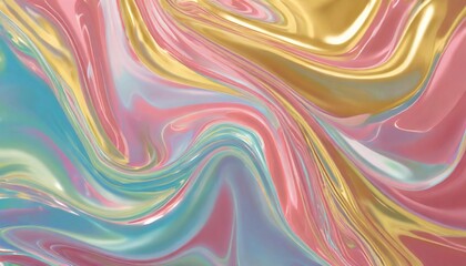 liquid marble background with holographic gloss texture - obrazy, fototapety, plakaty