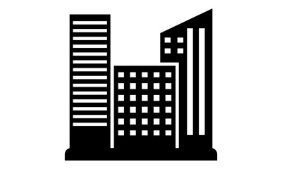 illustration of a city building vector