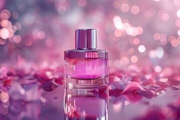 Luxury perfume. Background with selective focus and copy space