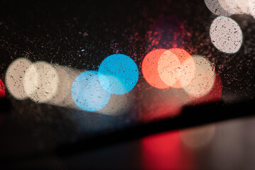 bokeh blurry background lights