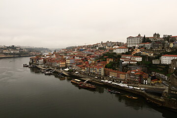 Fototapeta na wymiar Porto is the second largest city in Portugal after Lisbon. It is the capital of the Porto District and one of the Iberian Peninsula's major urban area