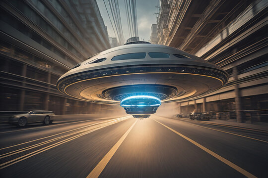 Obiekt latający UFO.