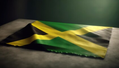 jamaica flag flat