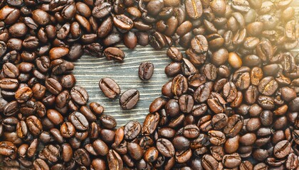 coffee beans backdrop banner love caffeine