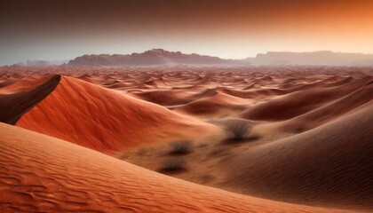 Fototapeta na wymiar red sand desert
