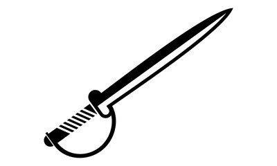 sword logo icon vector