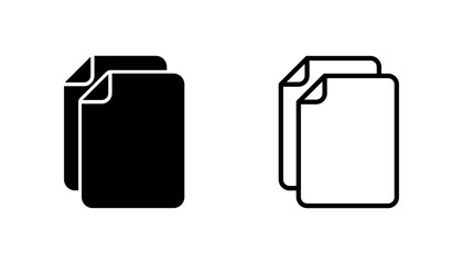 Document icon set. Paper icon. File Icon