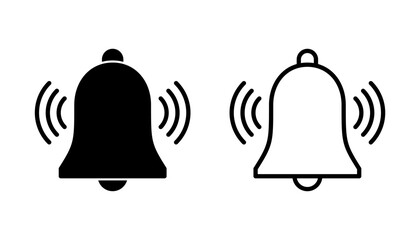 Bell Icon set. Notification icon for your web site design