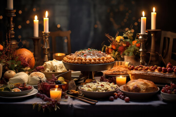 Naklejka premium still life with wine and fruits