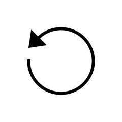 Refresh icon vector isolated on white background. Reload icon vector. Update icon. convert icon