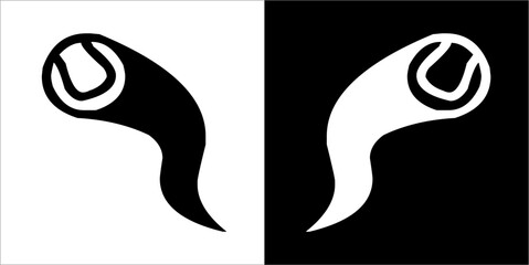 Illustration vector graphics of baseball icon