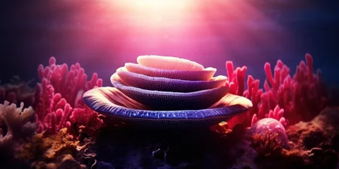 Foto op Plexiglas a close up of a coral © sam