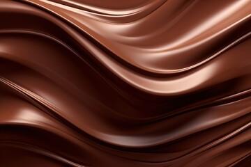 a chocolate swirls on a surface
