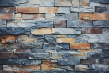 a close up of a stone wall