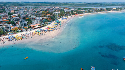 Porto de Galinhas, Brazil. Beach. The coral reefs are home to incredible tidal pools full of...