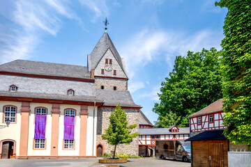Kirche, Laubach, Hessen, Deutschland 