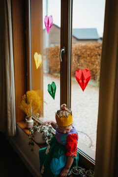 Waldorf Steiner birthday party at home. A lot of handmade details