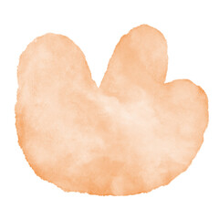 Colorful Abstract Shape Watercolor Decor