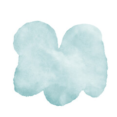 Colorful Abstract Shape Watercolor Decor