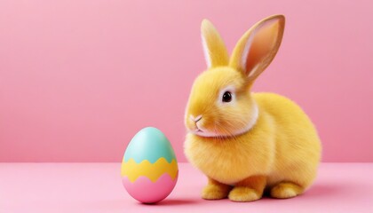 easter bunny and easter eggs