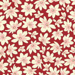 Cute floral pattern perfect for textile design,
