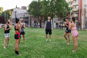 Sunset Warm-up in the Park