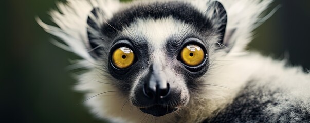 Fototapeta premium close up of a lemur