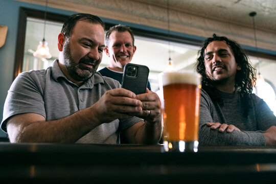 Brewery: Man Takes Photo Of Beer For Social Media