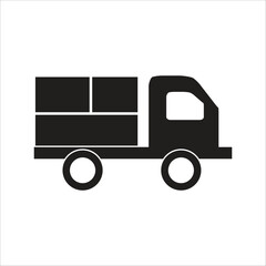 truck vector icon line template new