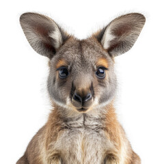 face of Kangarooisolated on transparent background, element remove background, element for design - animal, wildlife, animal themes