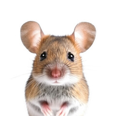 face of Mouseisolated on transparent background, element remove background, element for design - animal, wildlife, animal themes