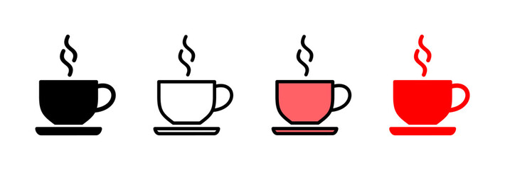 coffee cup icon vector illustration. cup a coffee sign and symbol