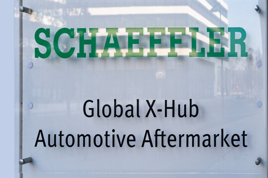 Schaeffler Group office, global automotive supplier, German efficiency and productivity in a modern work environment, Automotive Technologies in Frankfurt, Germany - February 29, 2024