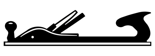 Retro style old grinding tool.
Traditional manual planer. Woodworking tools.