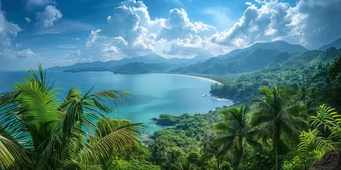 Foto op Canvas breathtaking landscapes island Koh Samui in Thailand © toomi123
