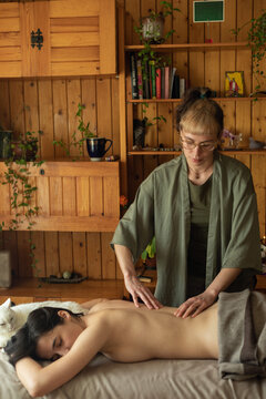 gentle back massage