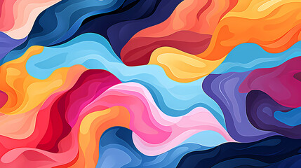 Obraz premium Fun colorful seamless pattern