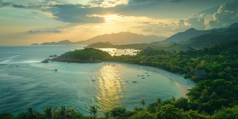 Fototapeten breathtaking landscapes island Koh Samui in Thailand © toomi123