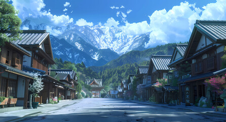 an anime village in japan