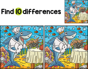 Chef Shark Find The Differences