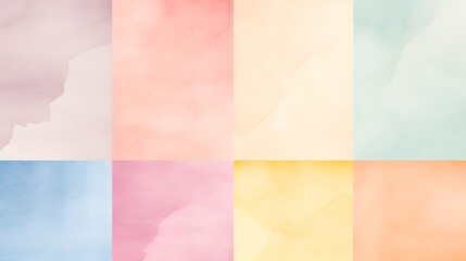 Pastel Watercolor Backgrounds: 8 Unique, High-Resolution Textures for Designers and Artists