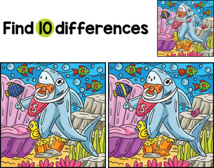 Baby Shark Find The Differences