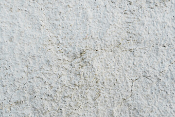 Textured White Concrete Wall Surface