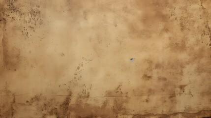 Aged Paper Texture: Vintage Brown Sheet with Stains and Creases